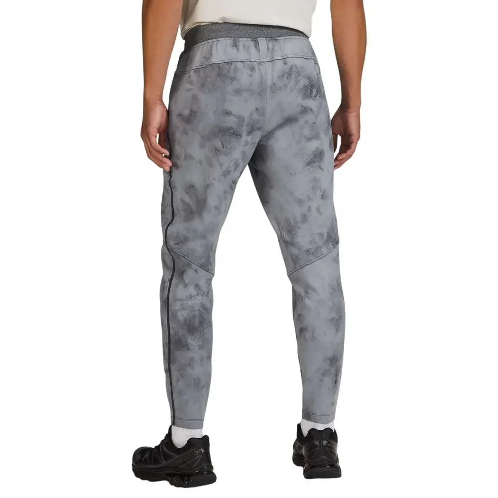 Lululemon Textured Tech Pant Diamond Dye Gold Spice Black Men's Size XS EUC